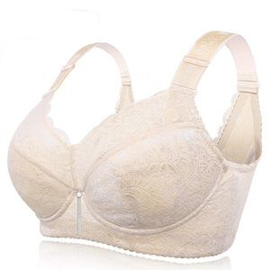 Sexy embroidered minimizer bra